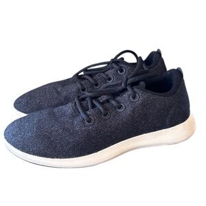 Allbirds Mens Black Wool Runner Low Top Sneakers Size‎ 12